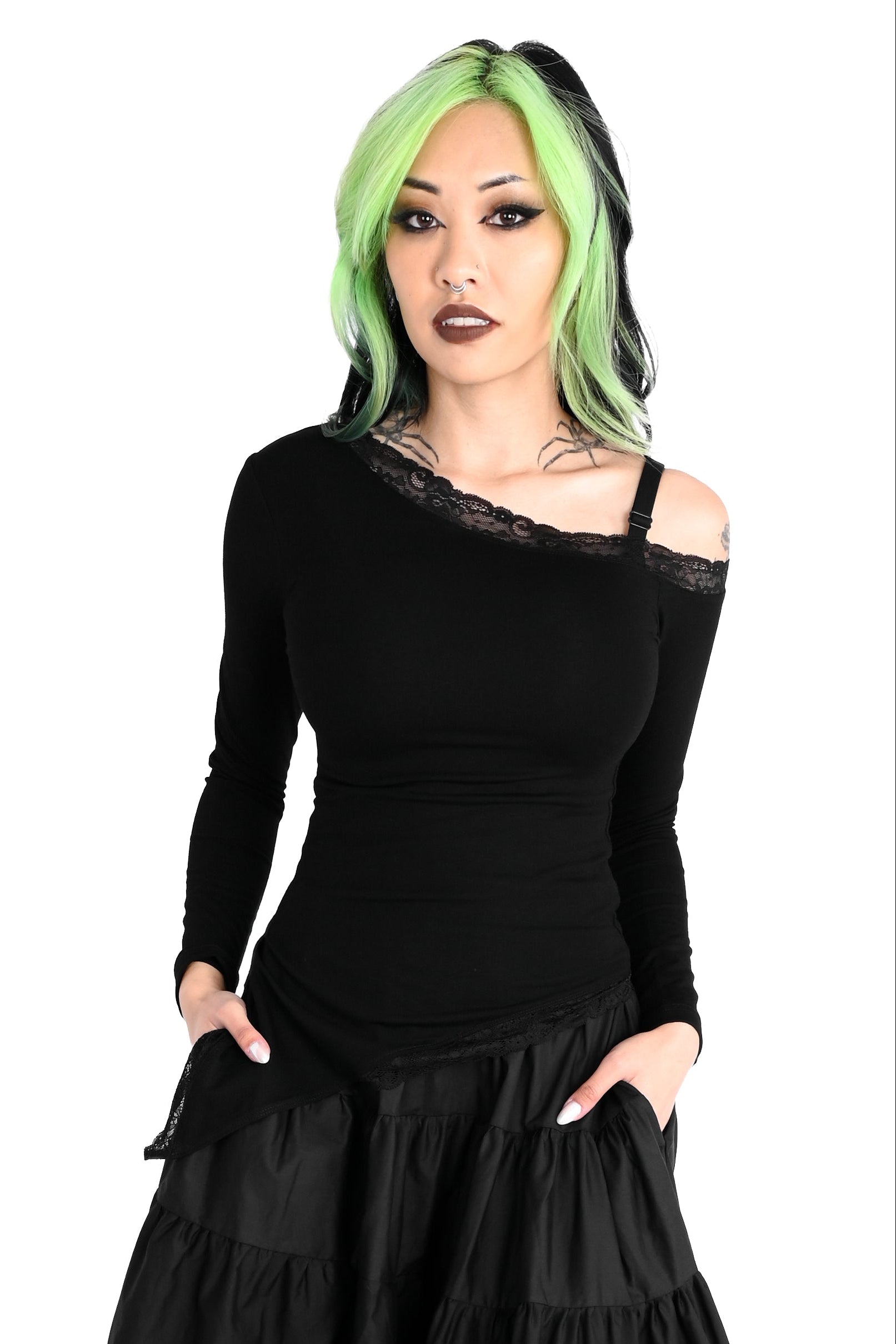 【値下不可】LUTENS Corsage off_shoulder top Off the Shoulder Long Sleeve Top – FOXBLOOD