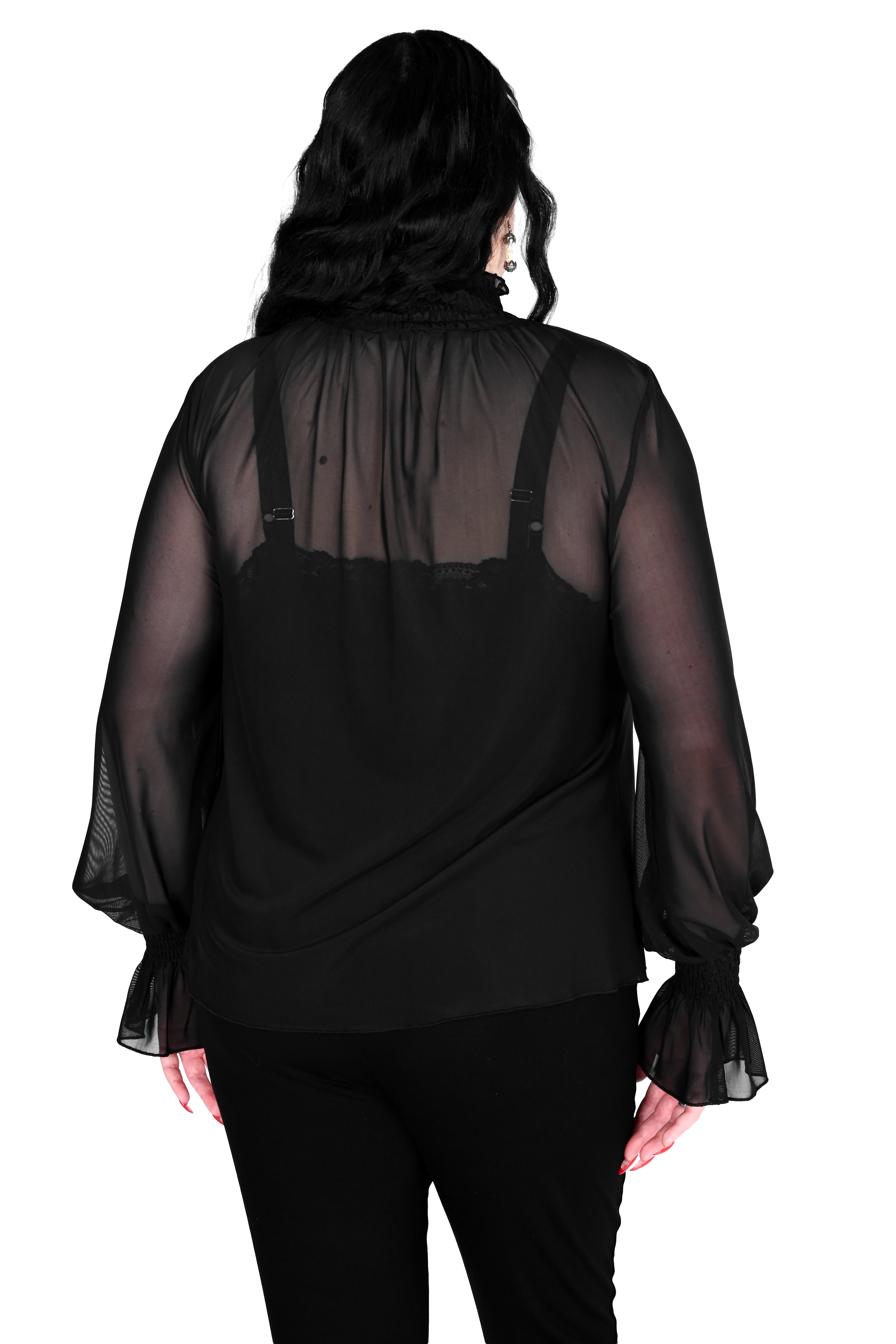 Andrea Mesh Long Sleeve Top – FOXBLOOD