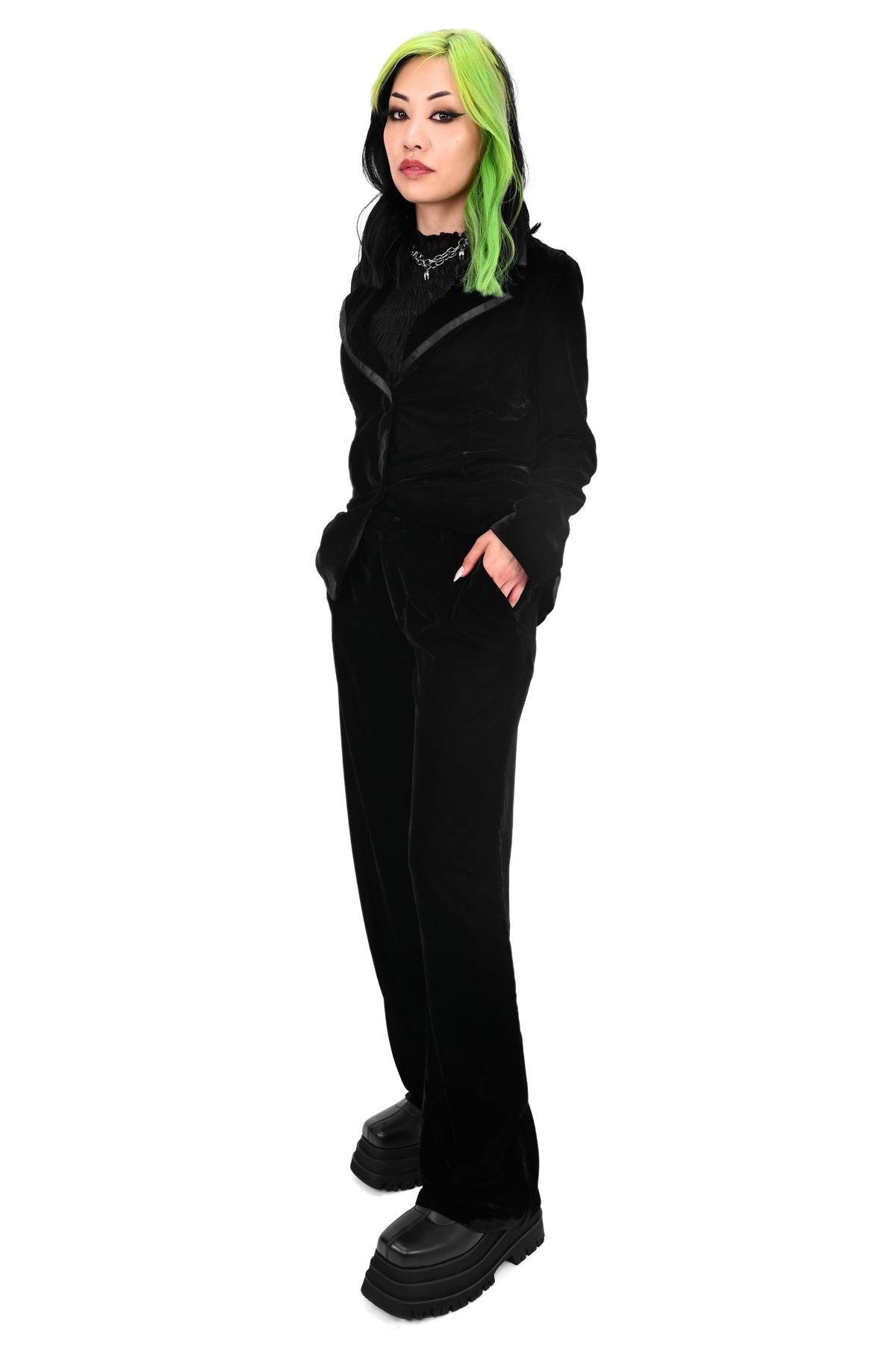 Eileen Velvet Pants - Final Sale