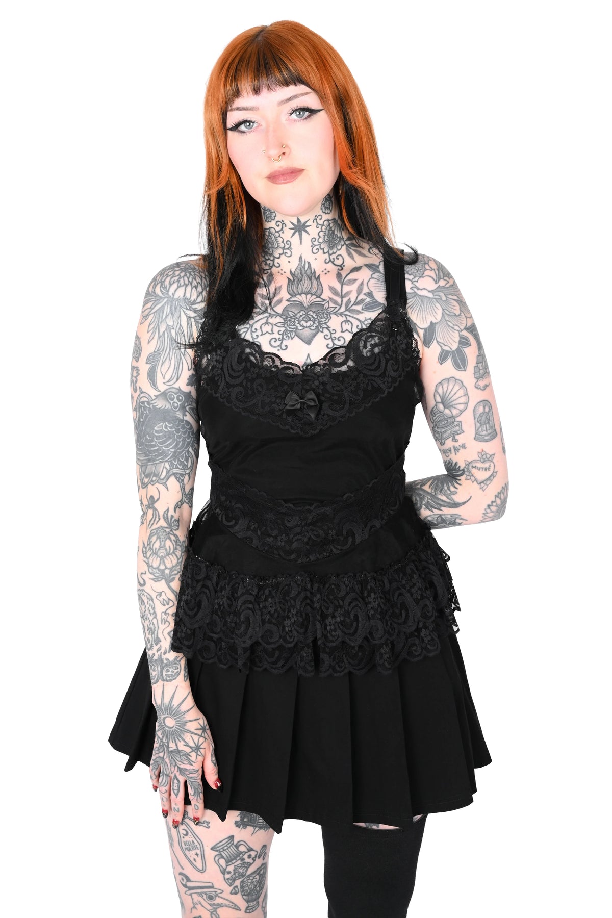 Lily Lace Camisole - Black