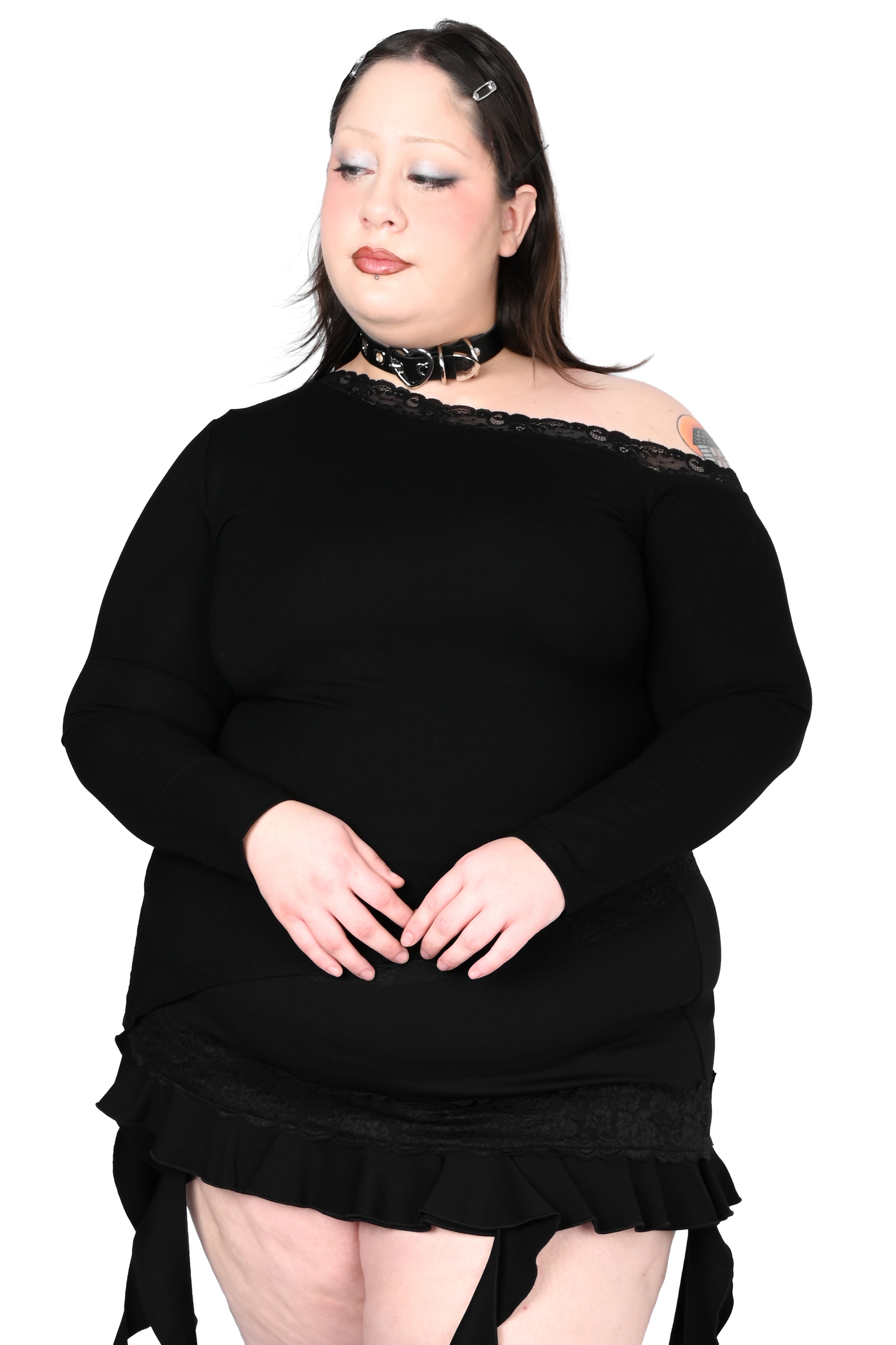 Off the Shoulder Long Sleeve Top – FOXBLOOD