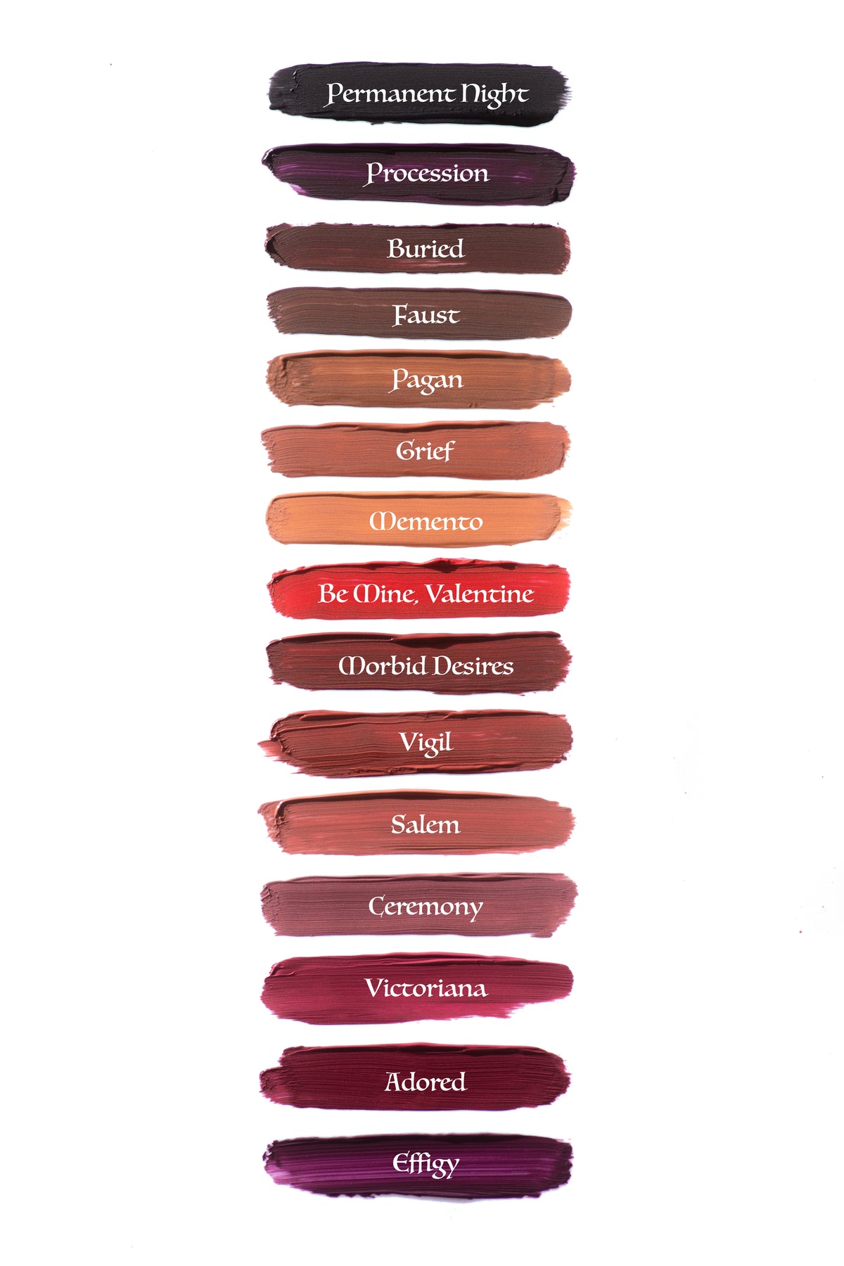 our darling liquid lipstick swatches
