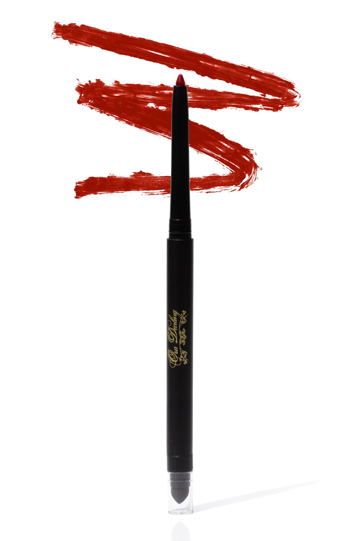 red retractable eyeliner pencil