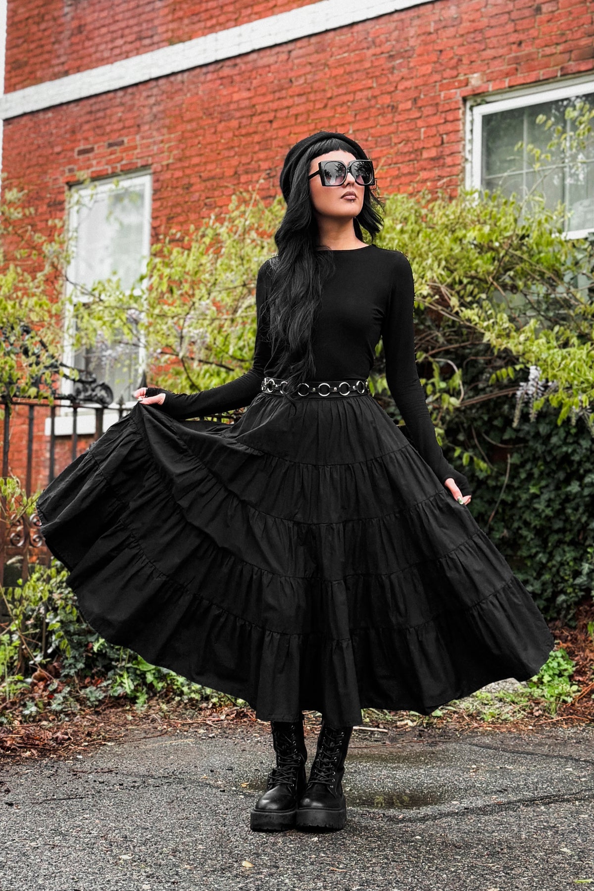 Long Sleeve Tutu Skirts Midi Pirouette Midi Tulle Skirt In Classic