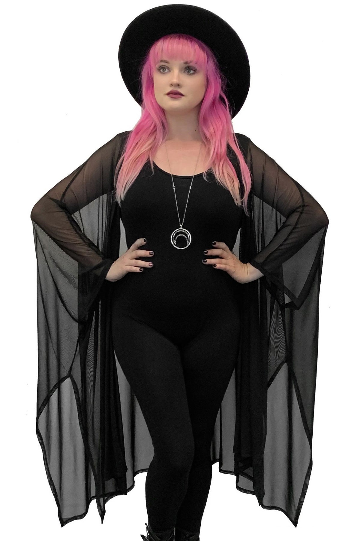 Lilith Mesh Oversized Cloak