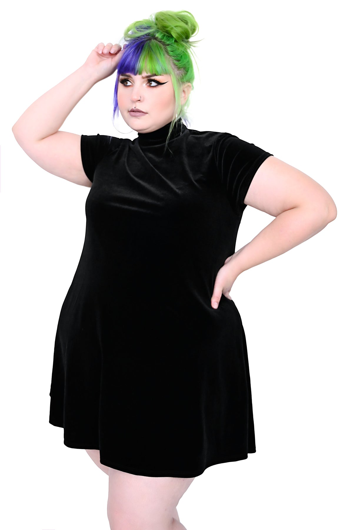 Velvet Mod Mini Dress - Small left, No Restock - Final Sale