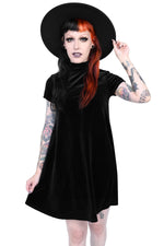 Velvet Mod Mini Dress