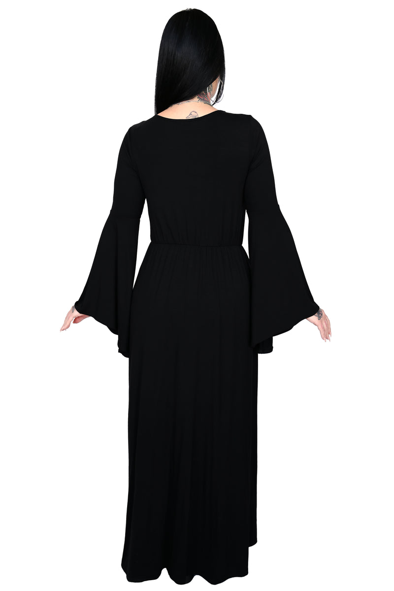 Cassandra Bell Sleeve Maxi Dress
