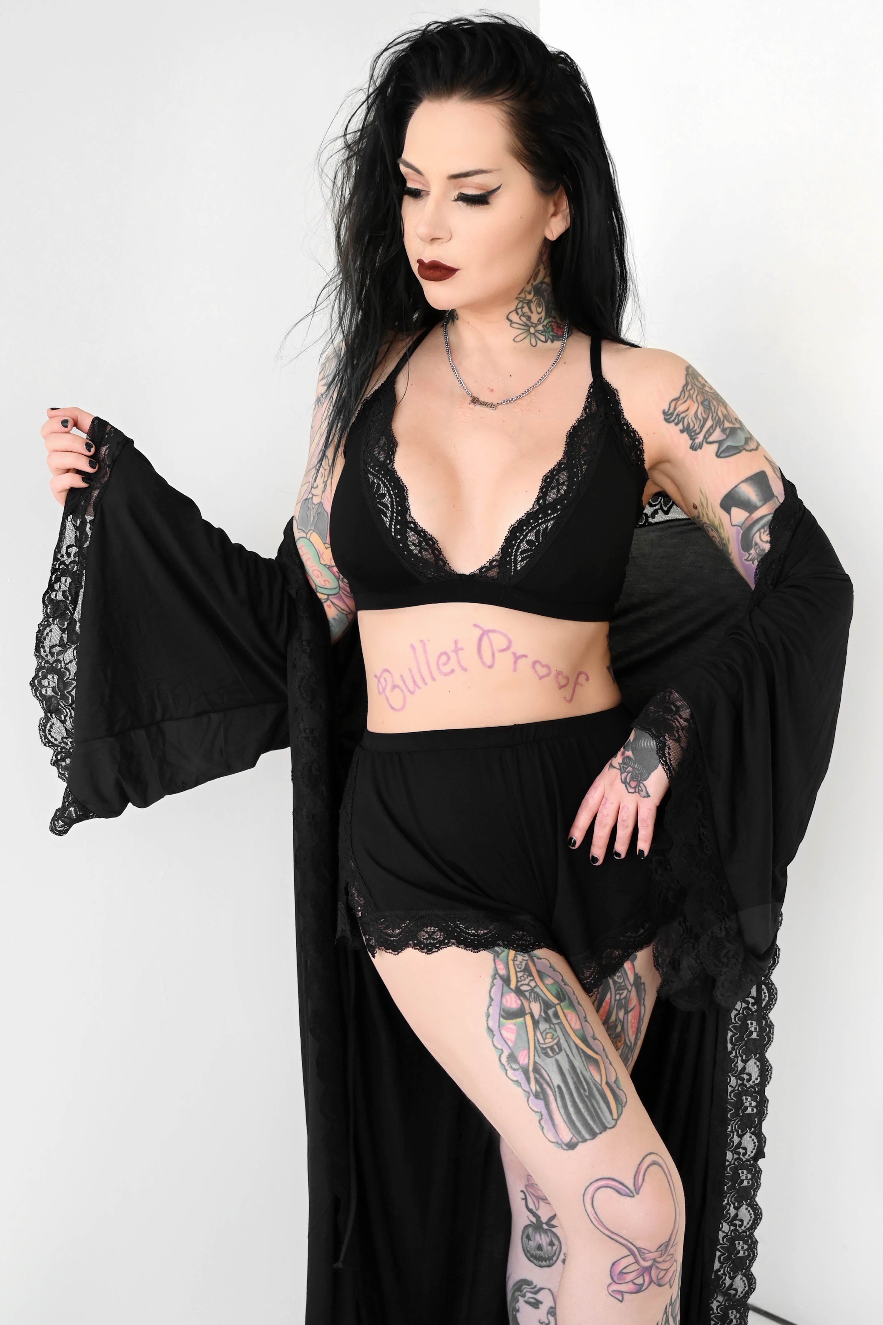 Lace Bralette Sleep Set – FOXBLOOD