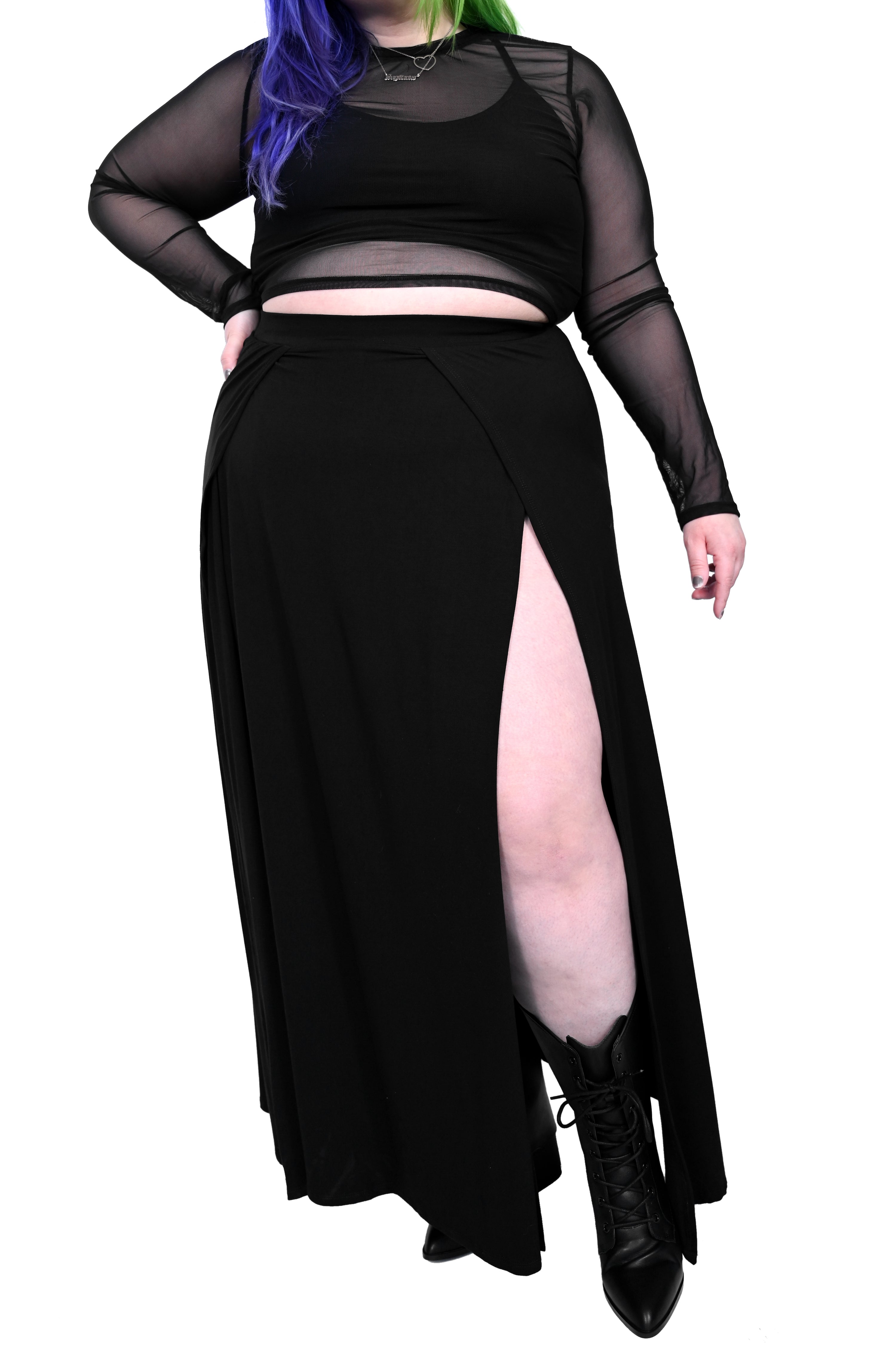 Darla Maxi Skirt With Built in Shorts – FOXBLOOD