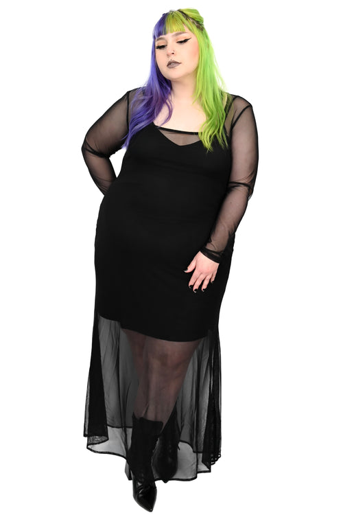 Vera Mesh Maxi Dress