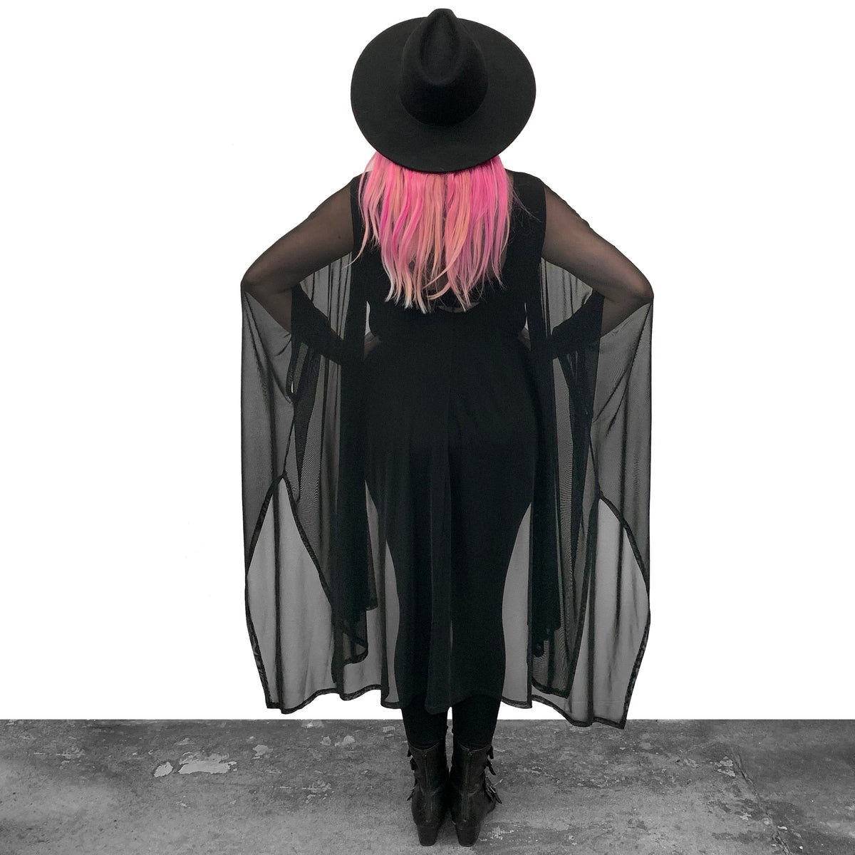 Lilith Mesh Oversized Cloak - Restocking soon! Sign up for notifications